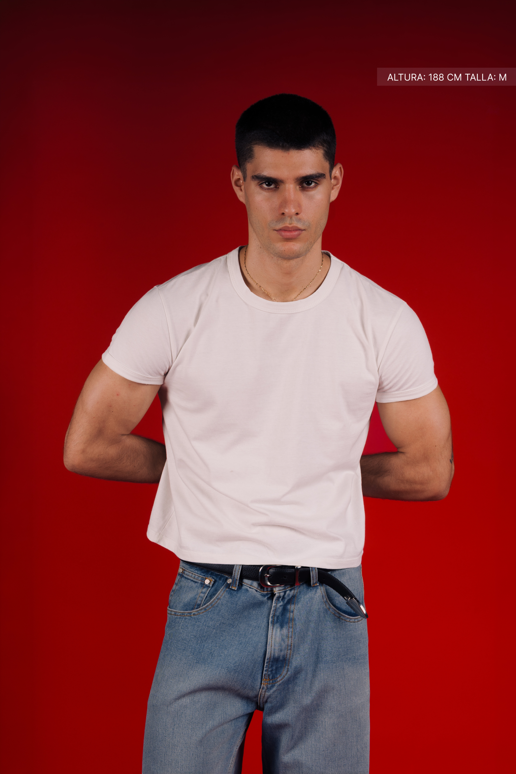 Rib Muscle Tee Ivory
