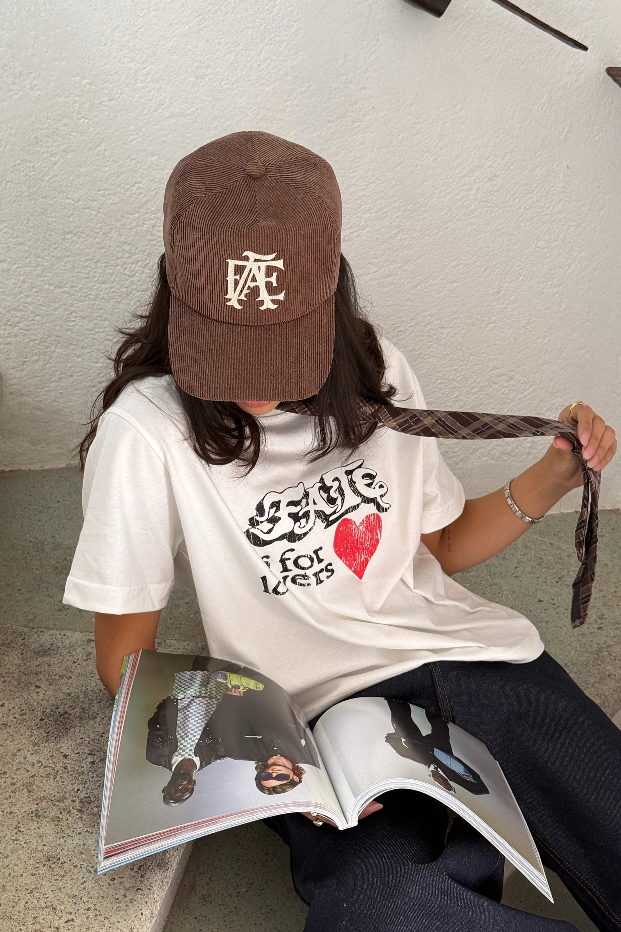 Fate Emblem Brown Curdoroy Cap