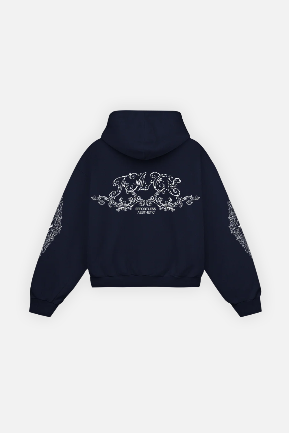 Ornate Hoodie Midnight Blue