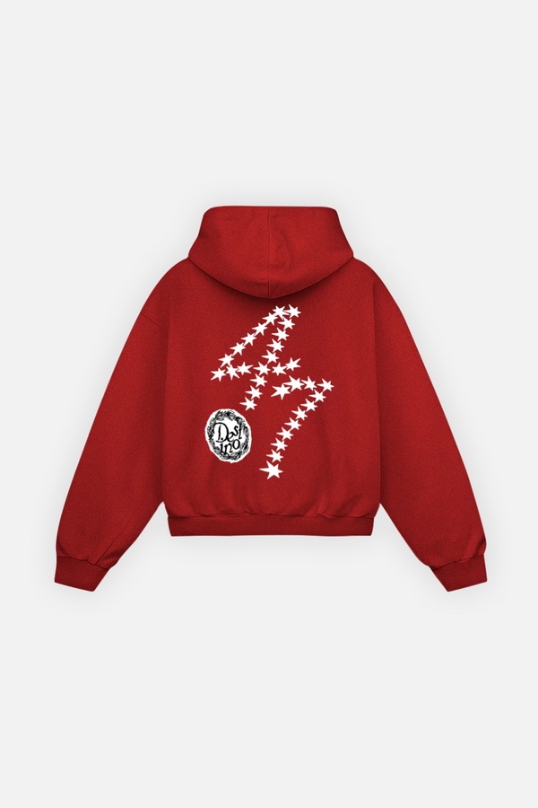 47 Hoodie Cherry Red