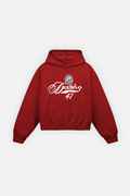 47 Hoodie Cherry Red