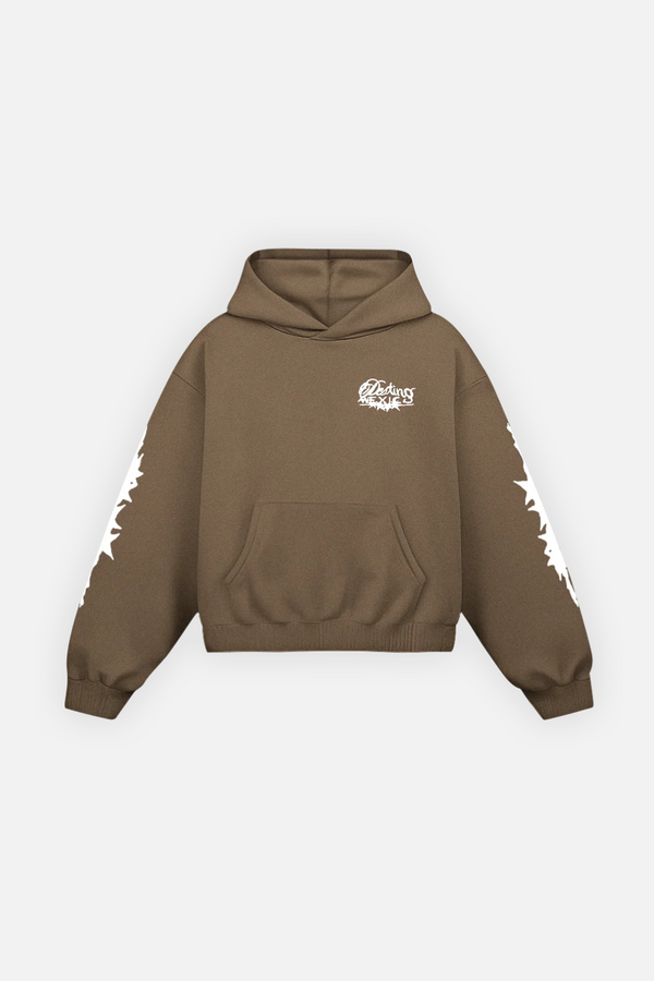 Four Sparks Hoodie Mocha Brown
