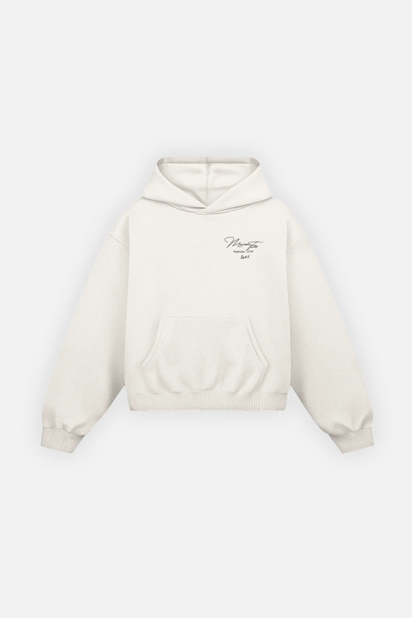 Maison Sparks Hoodie Ivory