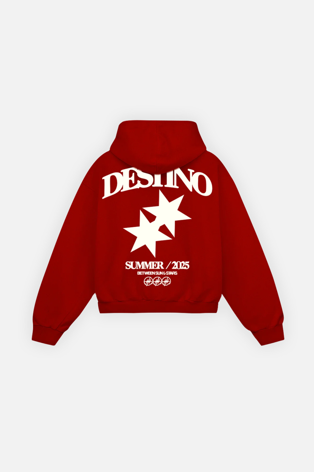 Double Spark Hoodie Cherry Red