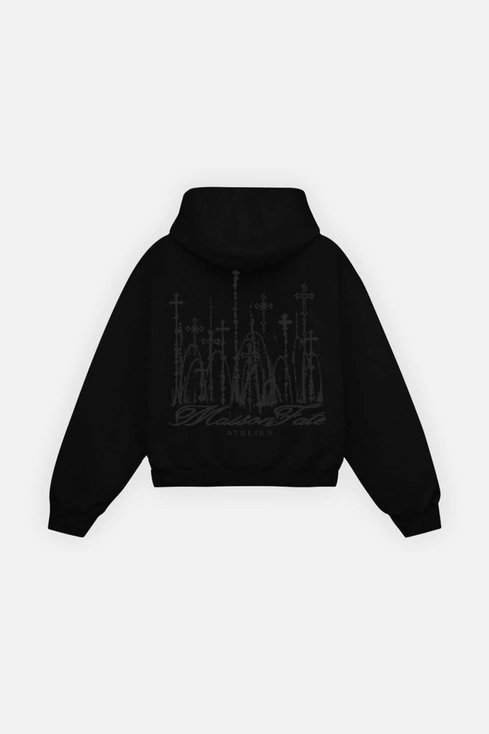Cathedral Zip Hoodie Vantablack
