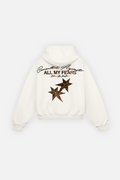 All My Fears Cheetah Hoodie Ivory