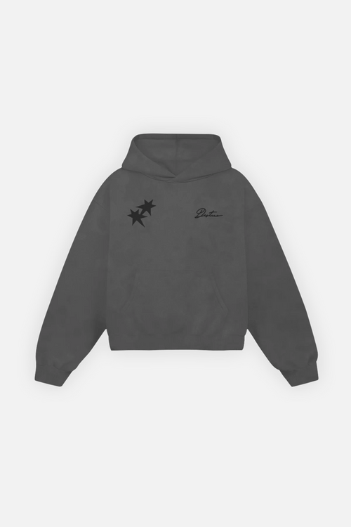 All My Fears Hoodie Washed Grey