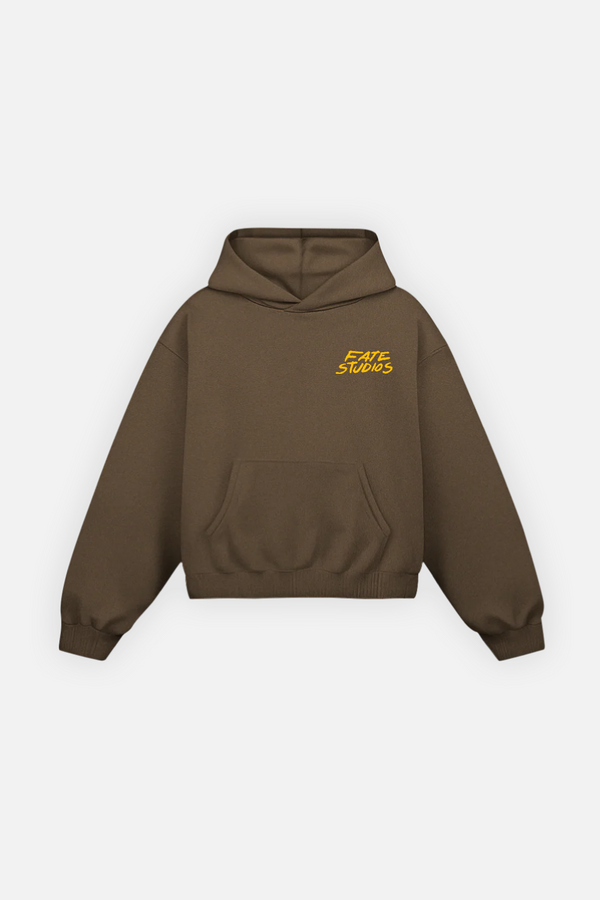I Told Chat Hoodie Mocha Brown