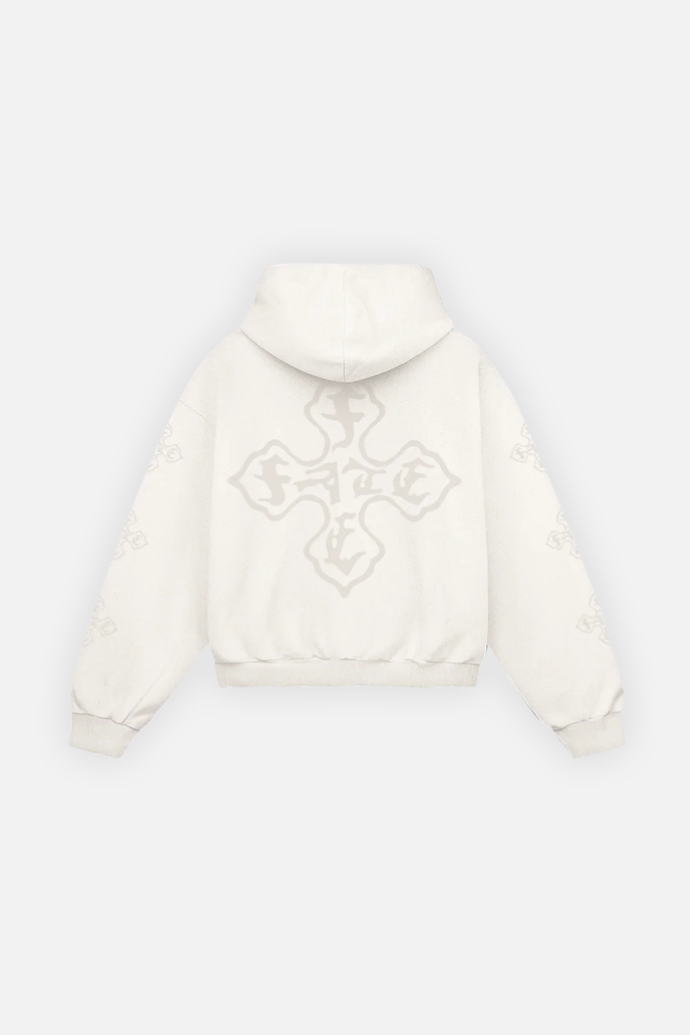 Cross Of Fate Light Hoodie Ivory