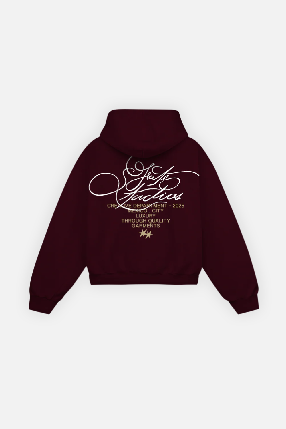 Fate Studios Emblem Hoodie Burgundy
