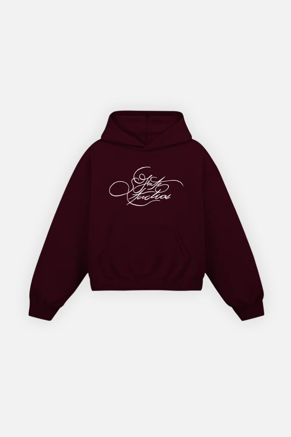 Fate Studios Emblem Hoodie Burgundy