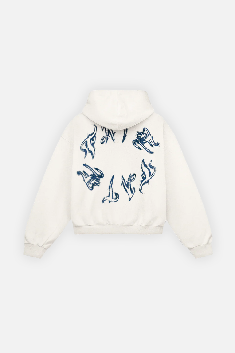 Fate Goth Hoodie Ivory