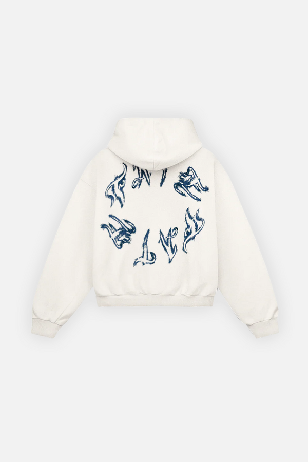 Fate Goth Hoodie Ivory
