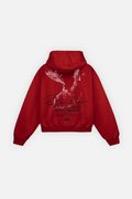 Not All Angels Hoodie Cherry Red