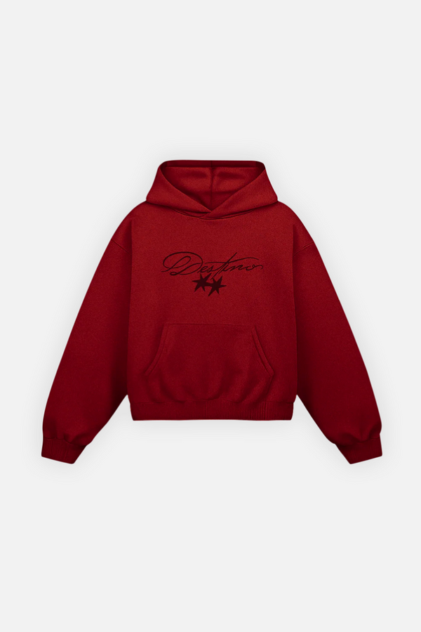 Not All Angels Hoodie Cherry Red
