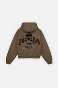 Fate Goth Hoodie Mocha Brown