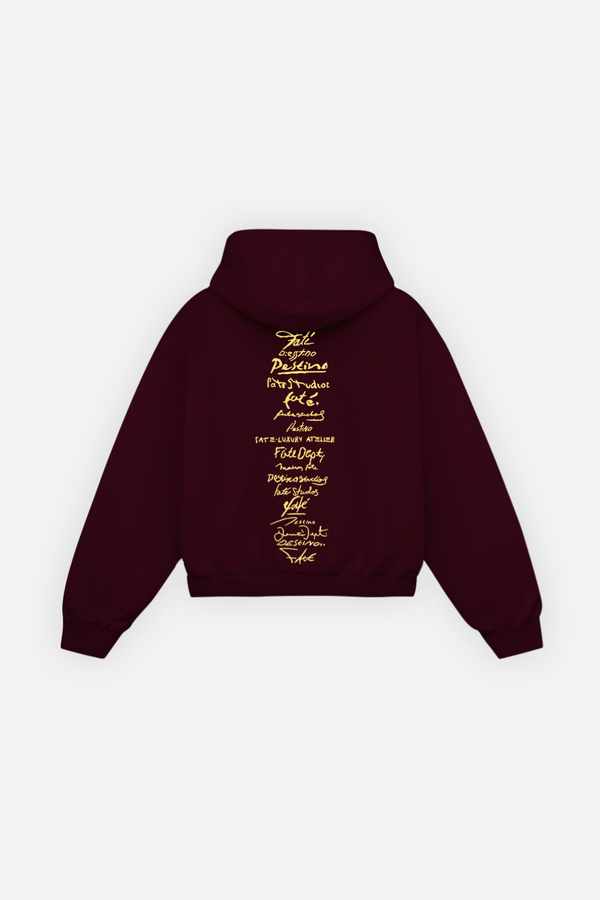 Studios Hoodie Burgundy