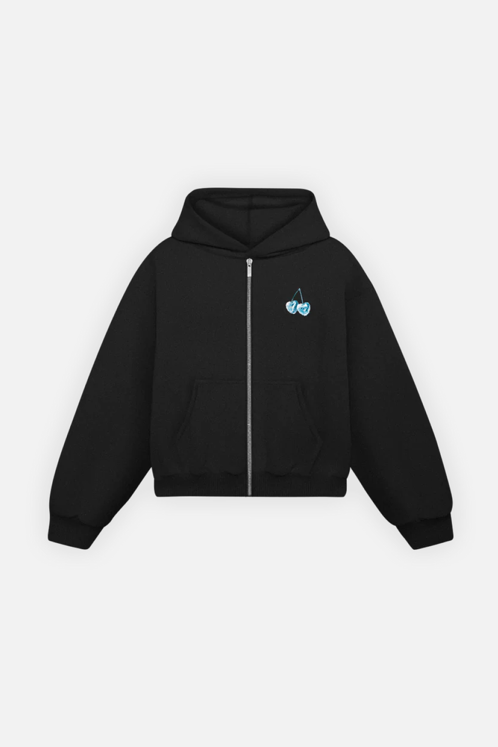 Cold Hearts Zip Hoodie Vantablack