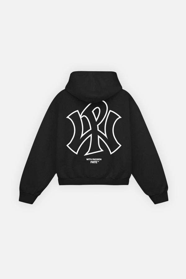 WP SS2025 Zip Hoodie Vantablack