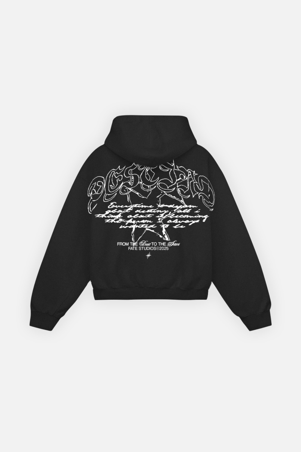 Gothic Sparks Hoodie Vantablack