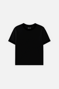 Rib Muscle Tee Black