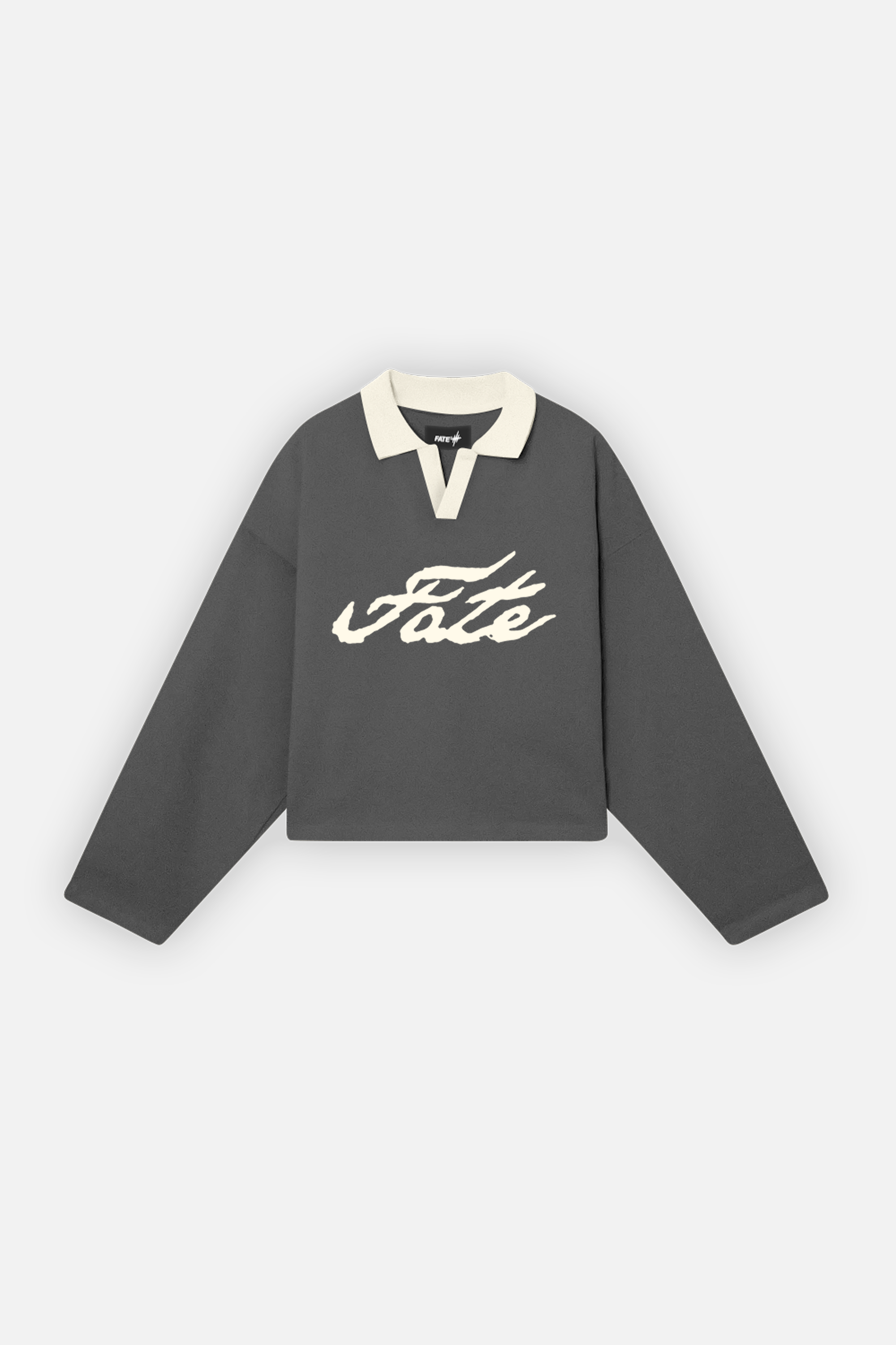 I Always Win Longsleeve Polo Oxford Grey