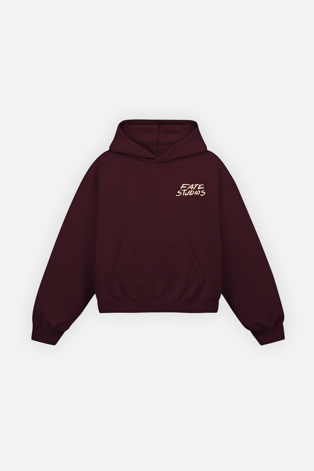 I Told Chat Hoodie Burgundy