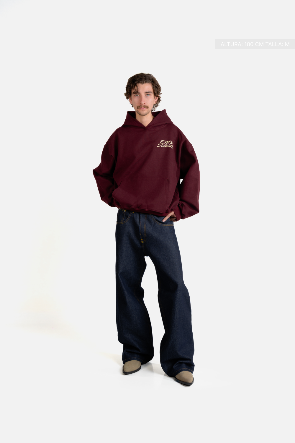 I Told Chat Hoodie Burgundy