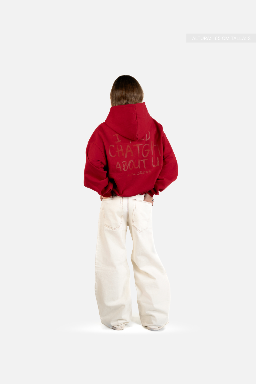 I Told Chat Hoodie Cherry Red