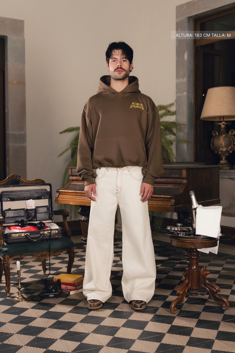 I Told Chat Hoodie Mocha Brown