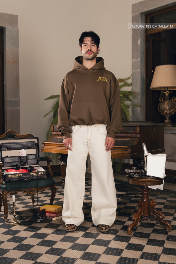 I Told Chat Hoodie Mocha Brown