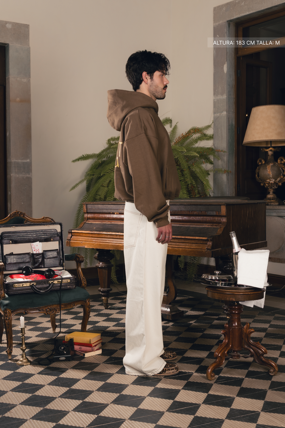 I Told Chat Hoodie Mocha Brown