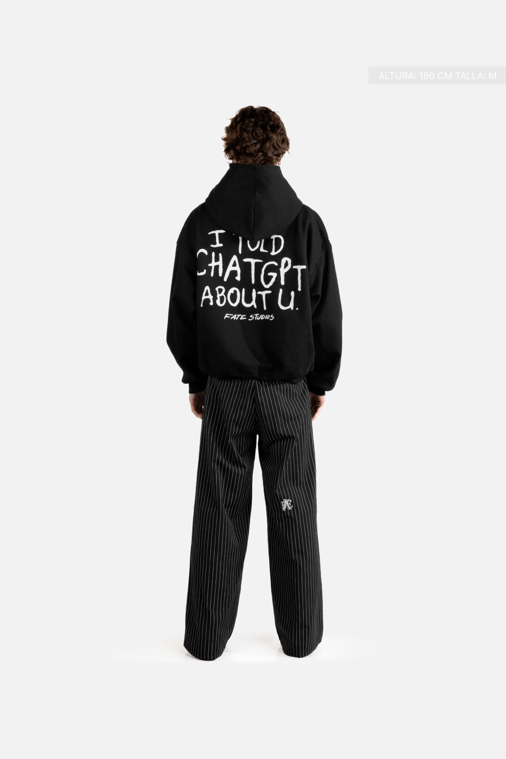 I Told Chat Hoodie Vantablack