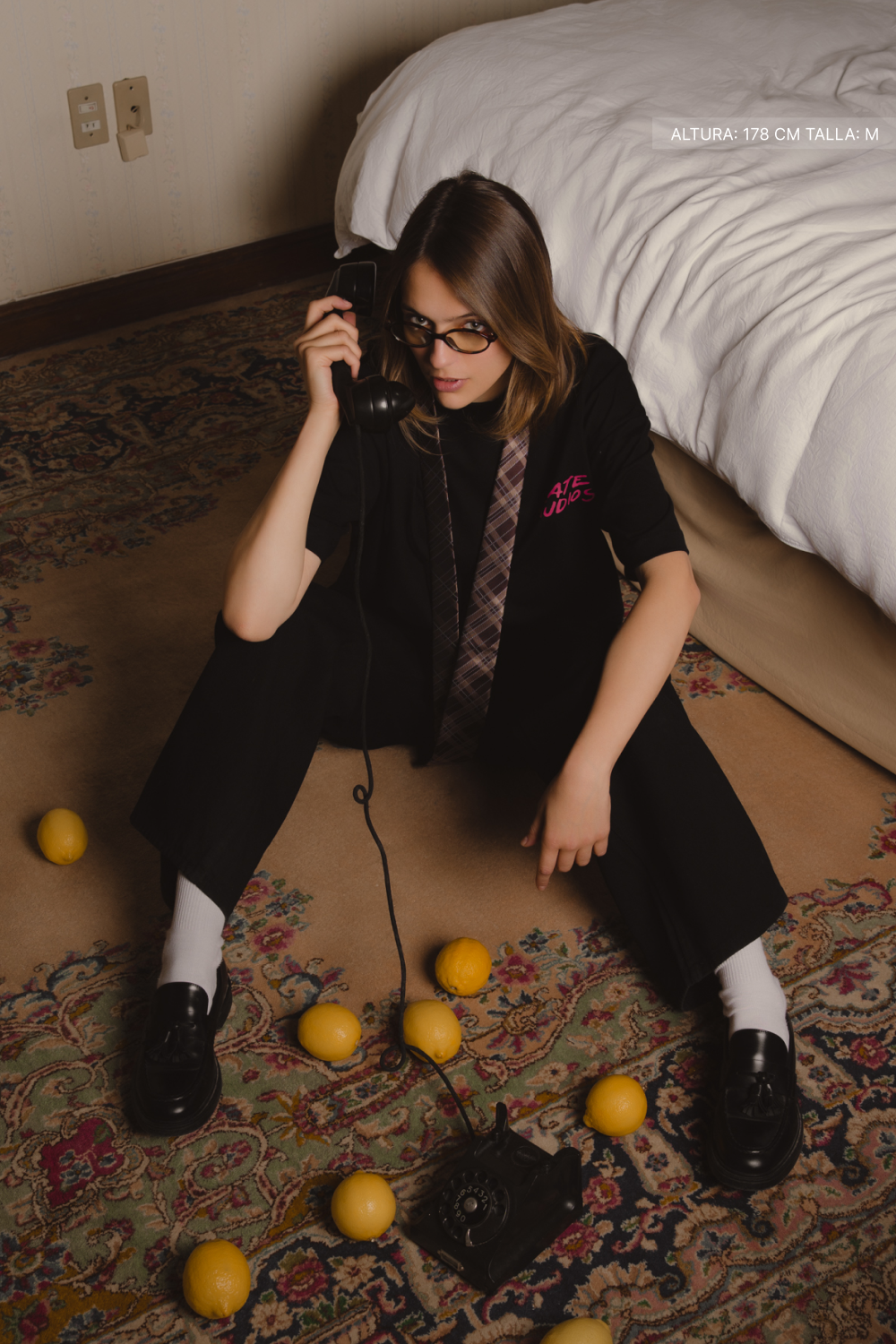 I Told Chat Tee Black