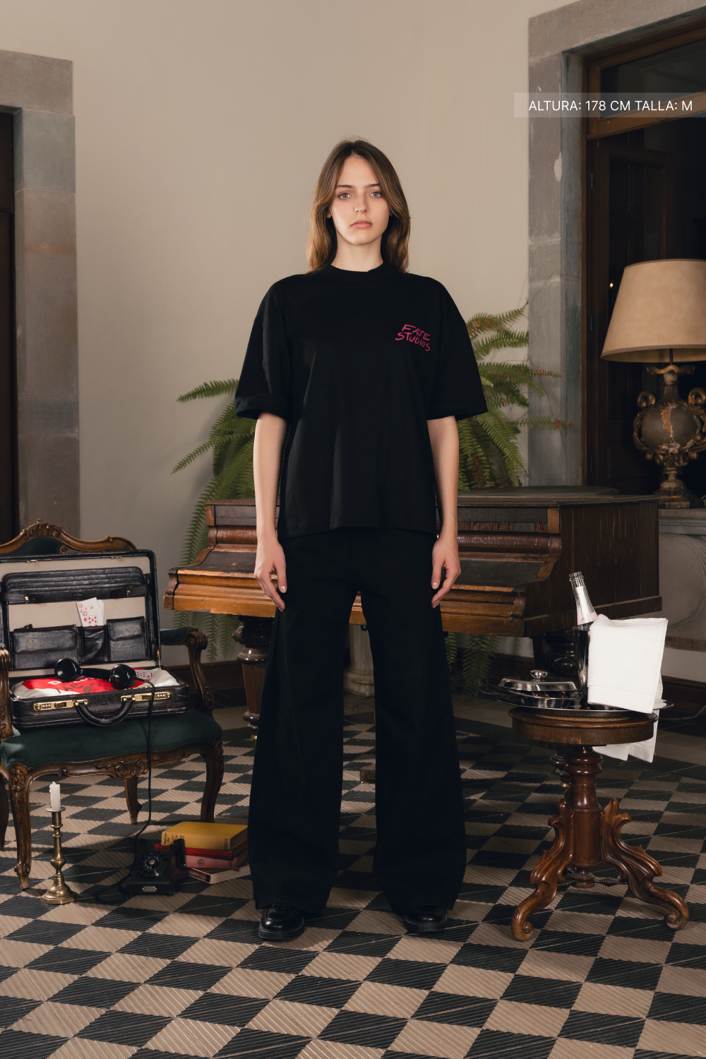 I Told Chat Tee Black