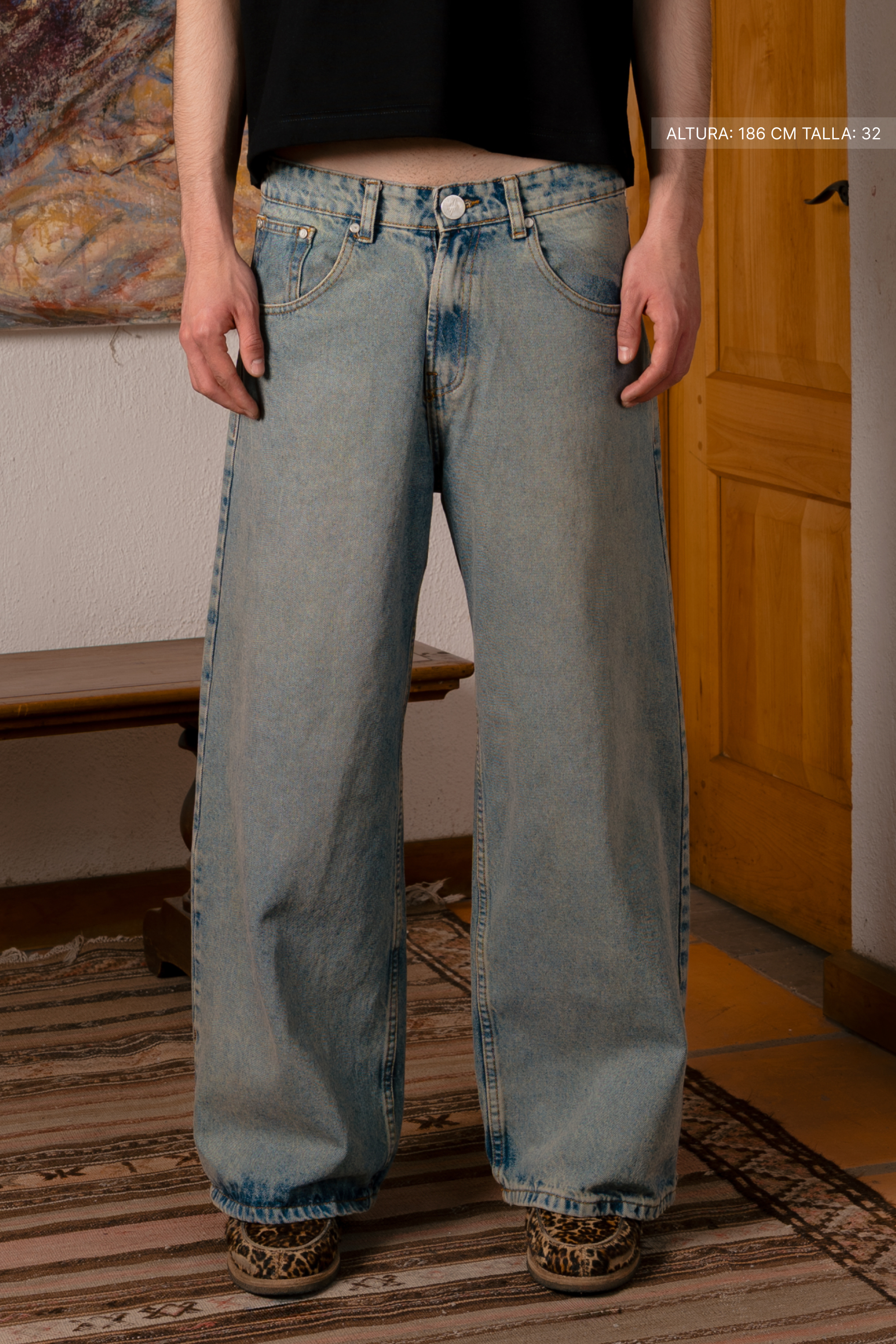 WB Jeans Dirty Washed Blue