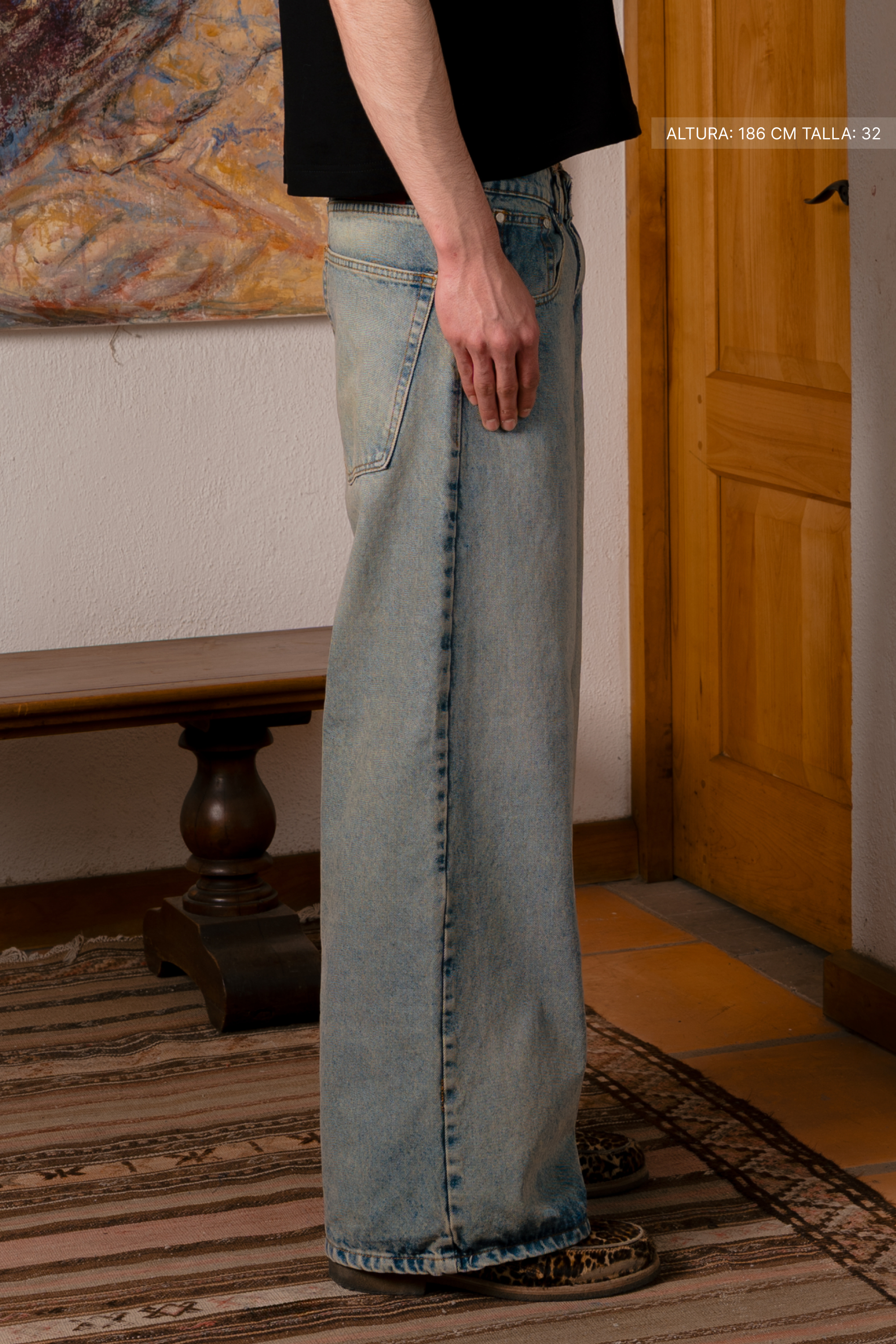 WB Jeans Dirty Washed Blue