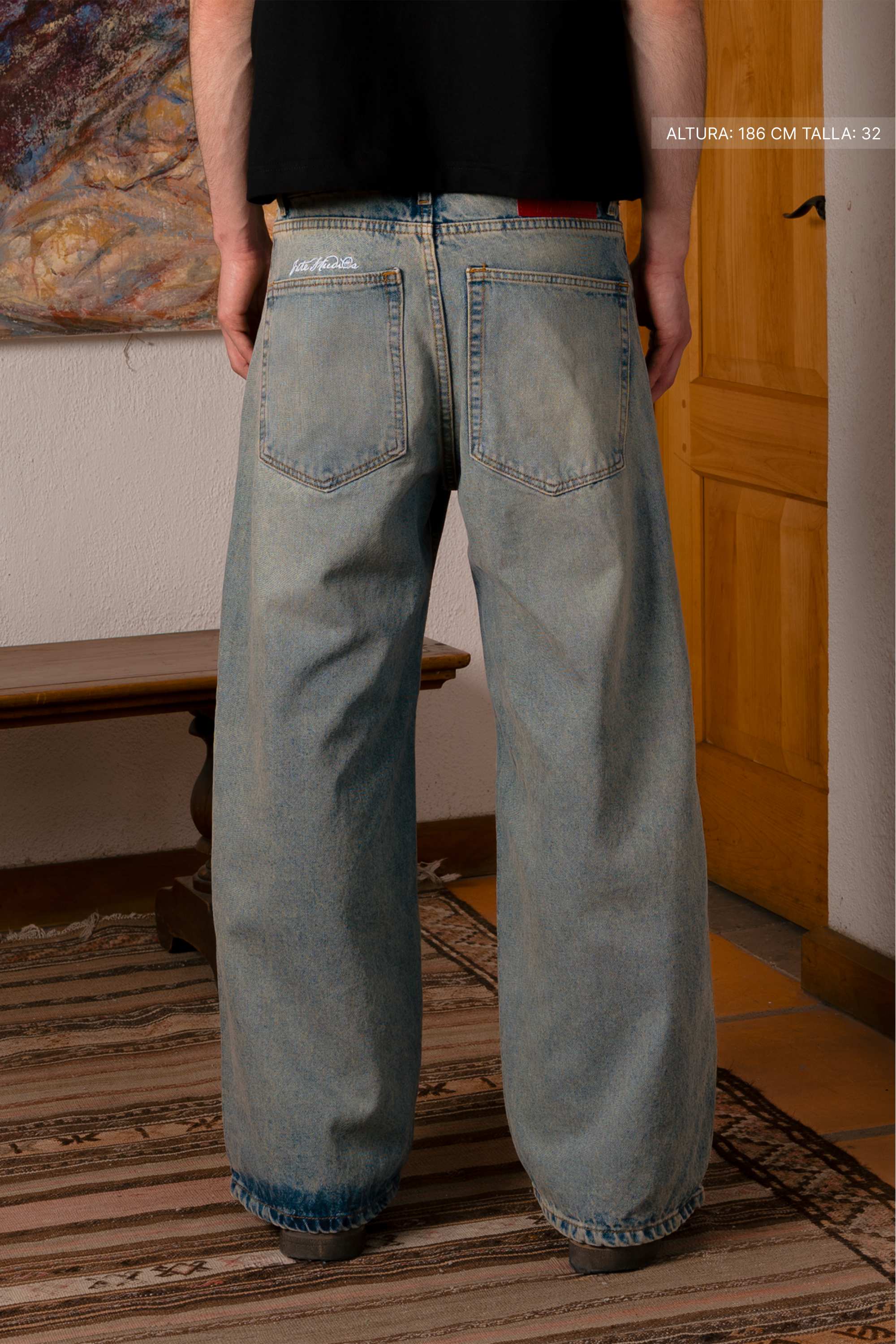 WB Jeans Dirty Washed Blue