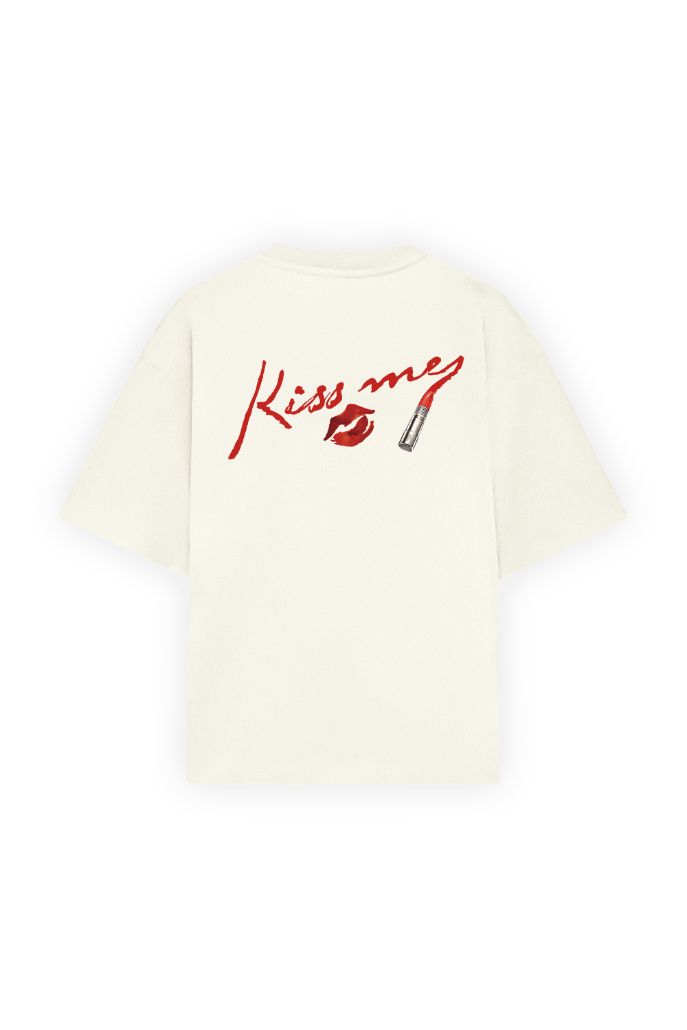 Kiss Me Tee Ivory