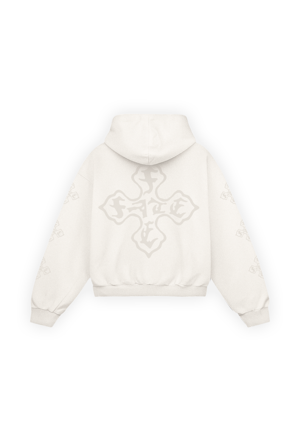 Cross Of Fate Light Hoodie Ivory