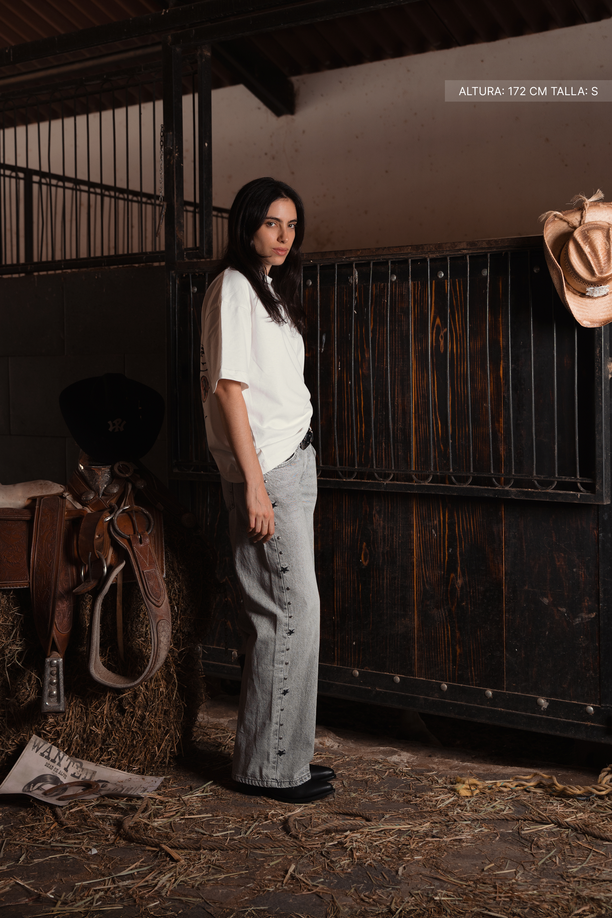 Long Horns Tee Ivory