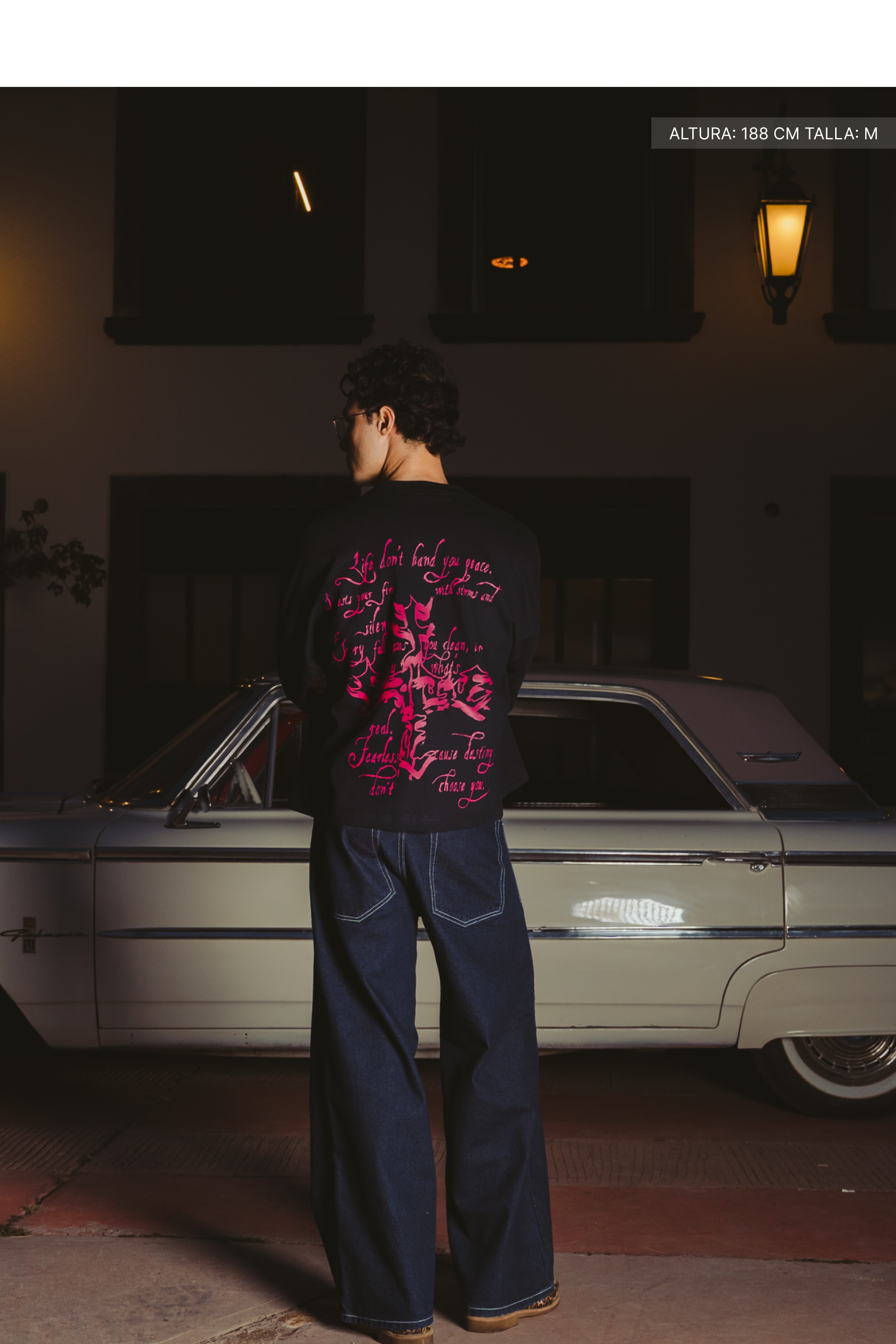 Letter Cross Longsleeve Navy Blue