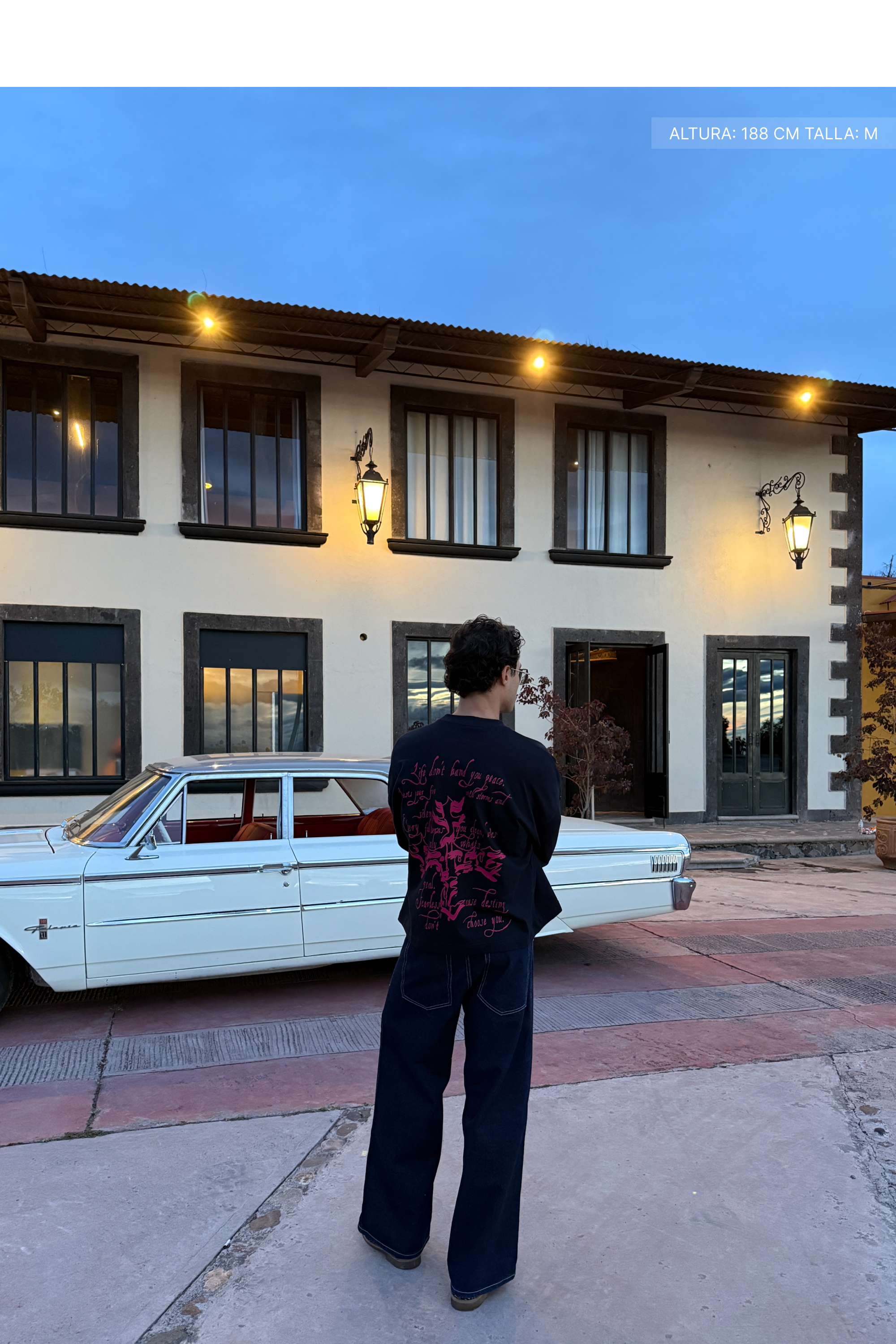 Letter Cross Longsleeve Navy Blue