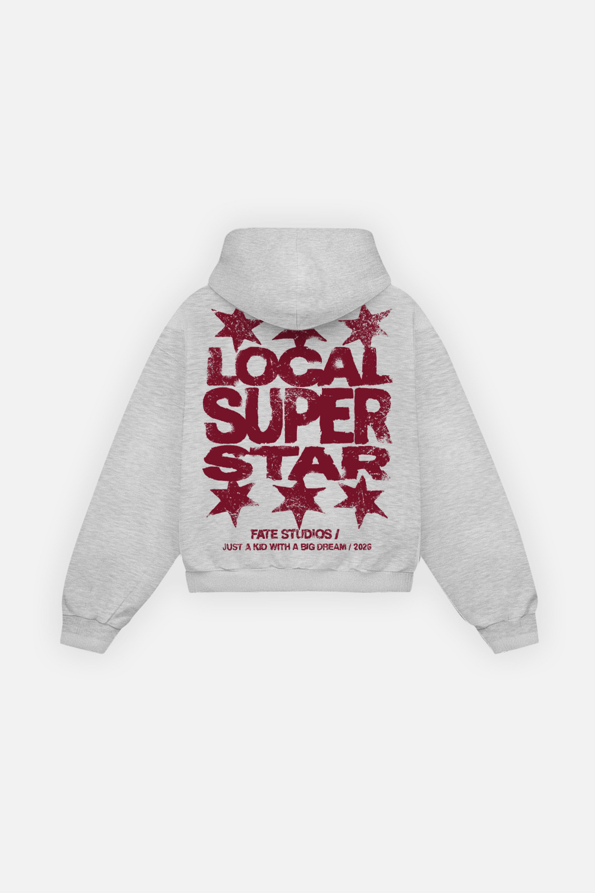 Local Super Star Hoodie Jasper Grey