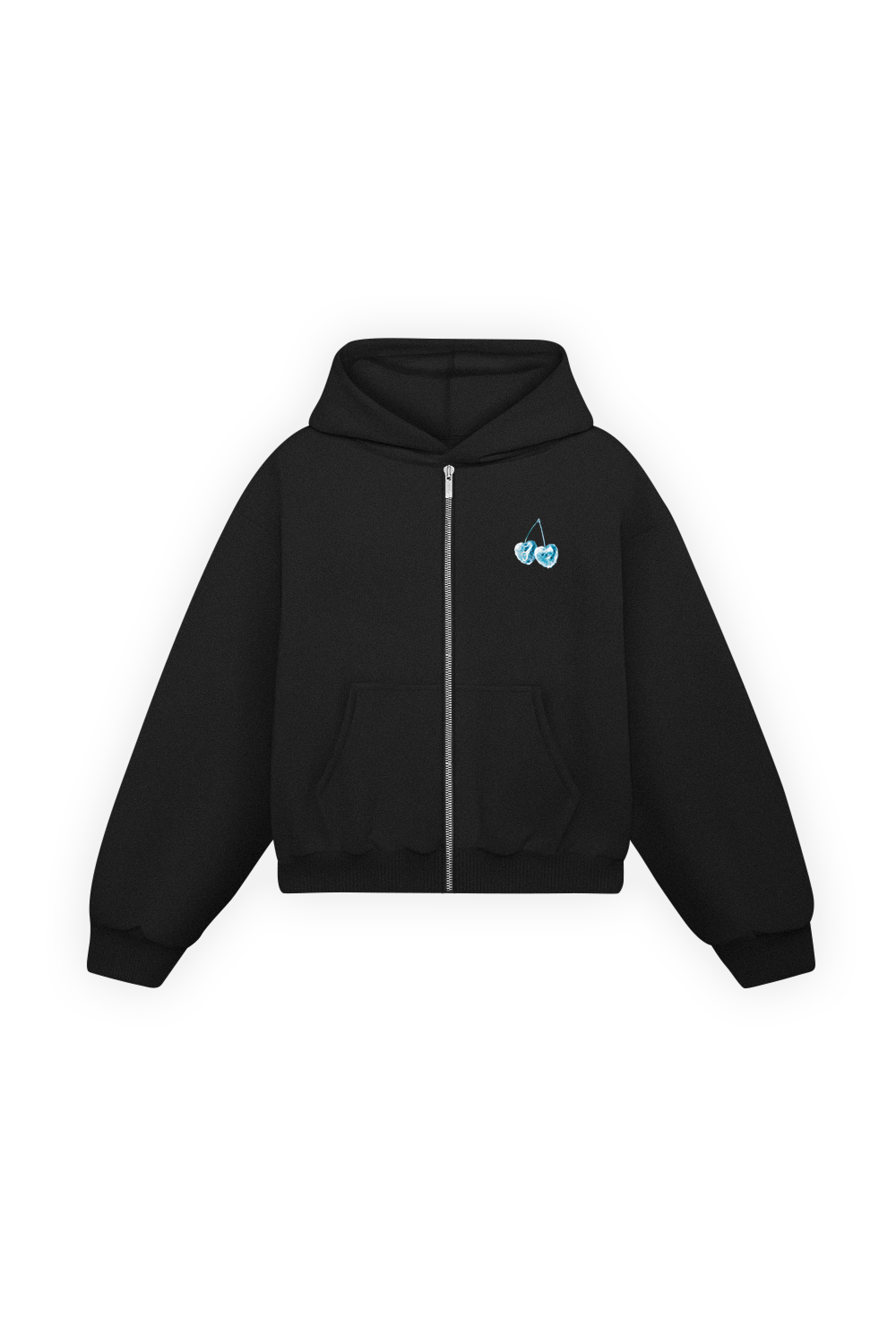 Cold Hearts Zip Hoodie Vantablack
