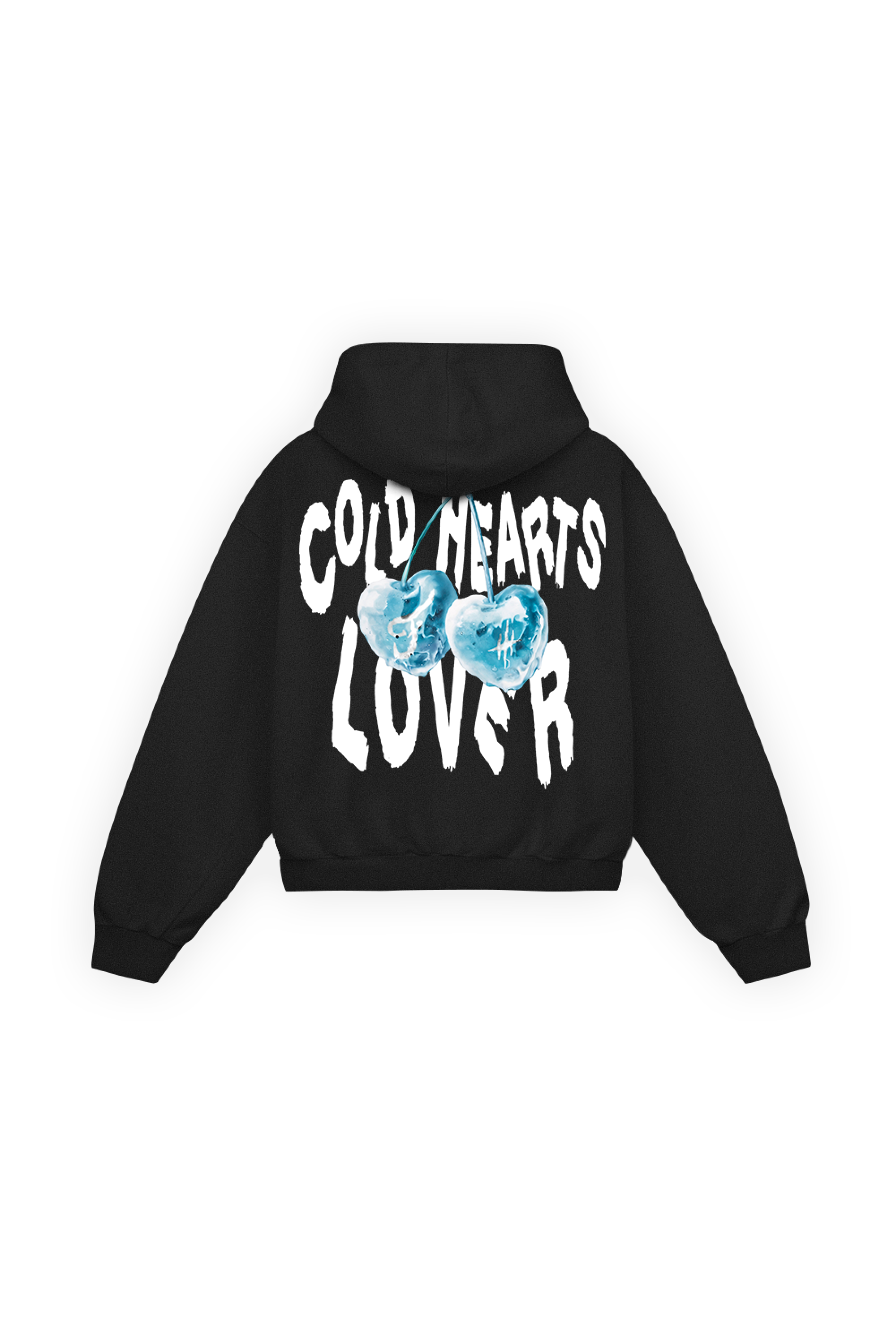 Cold Hearts Zip Hoodie Vantablack