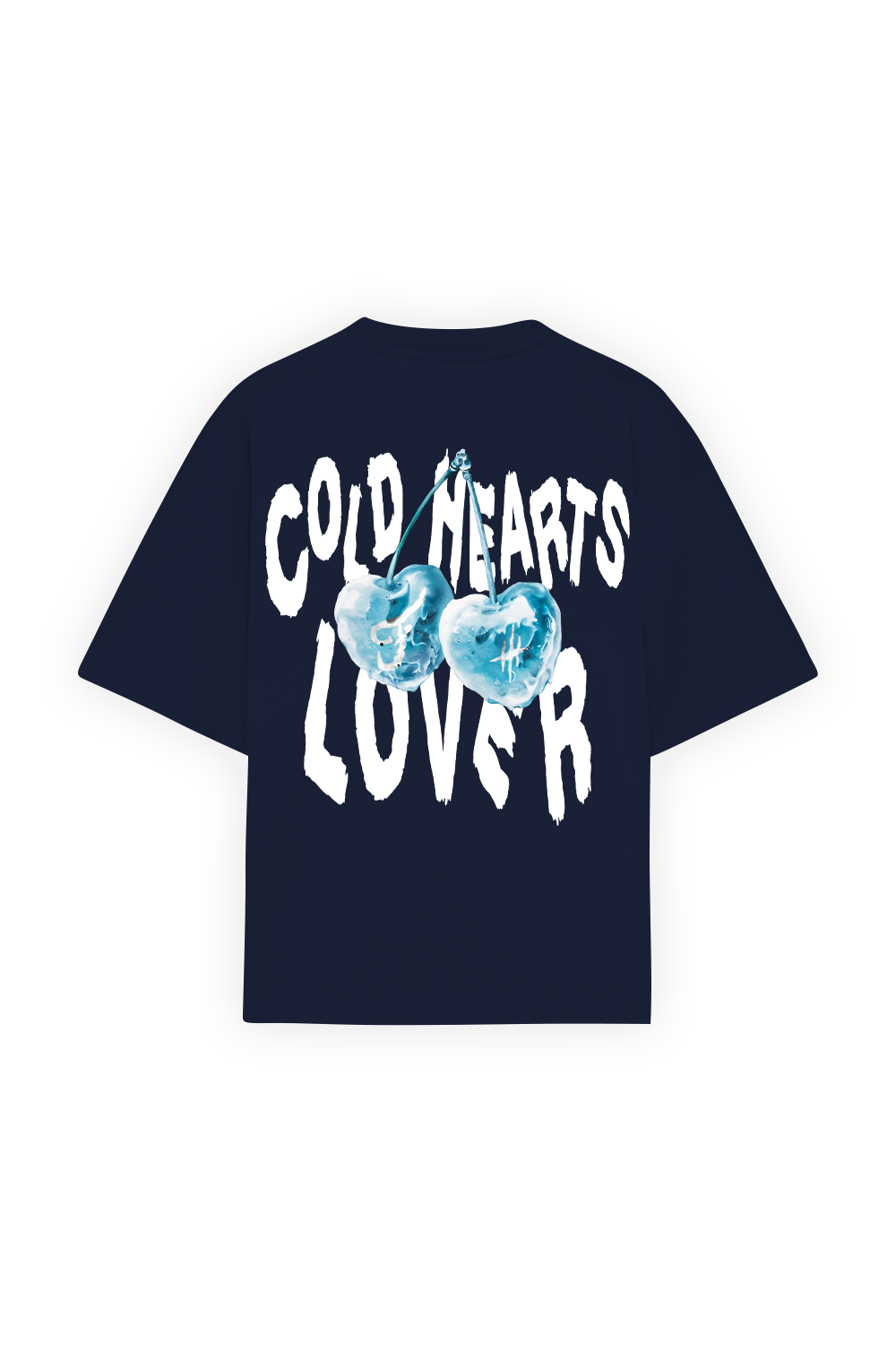 Cold Hearts Tee Navy Blue