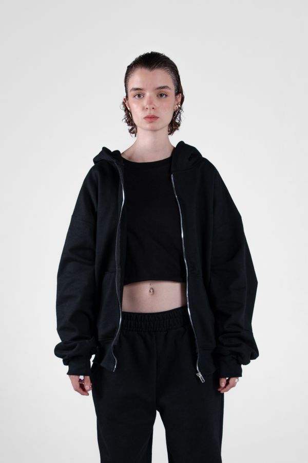 Vantablack Zip Hoodie