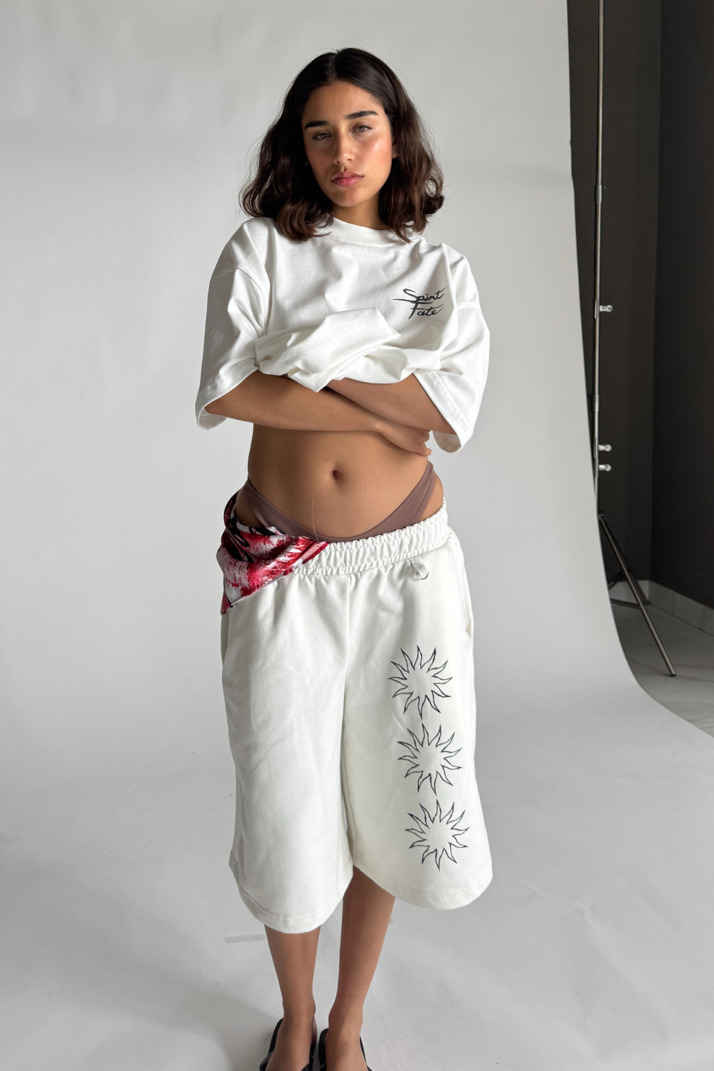 Suns Baggy Shorts Ivory