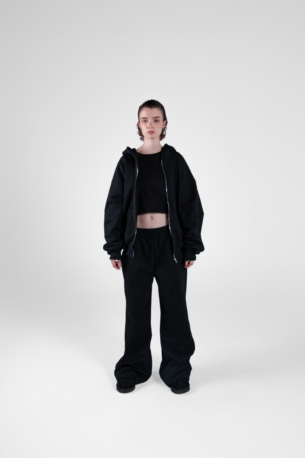 Vantablack Zip Hoodie